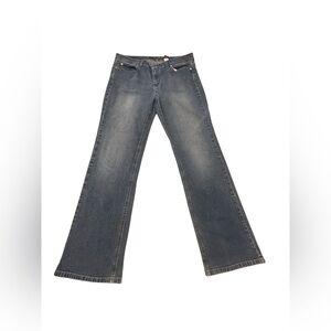 DKNY Women’s East‎ Village Flare Wide Leg Bootcut Flex Jeans  14